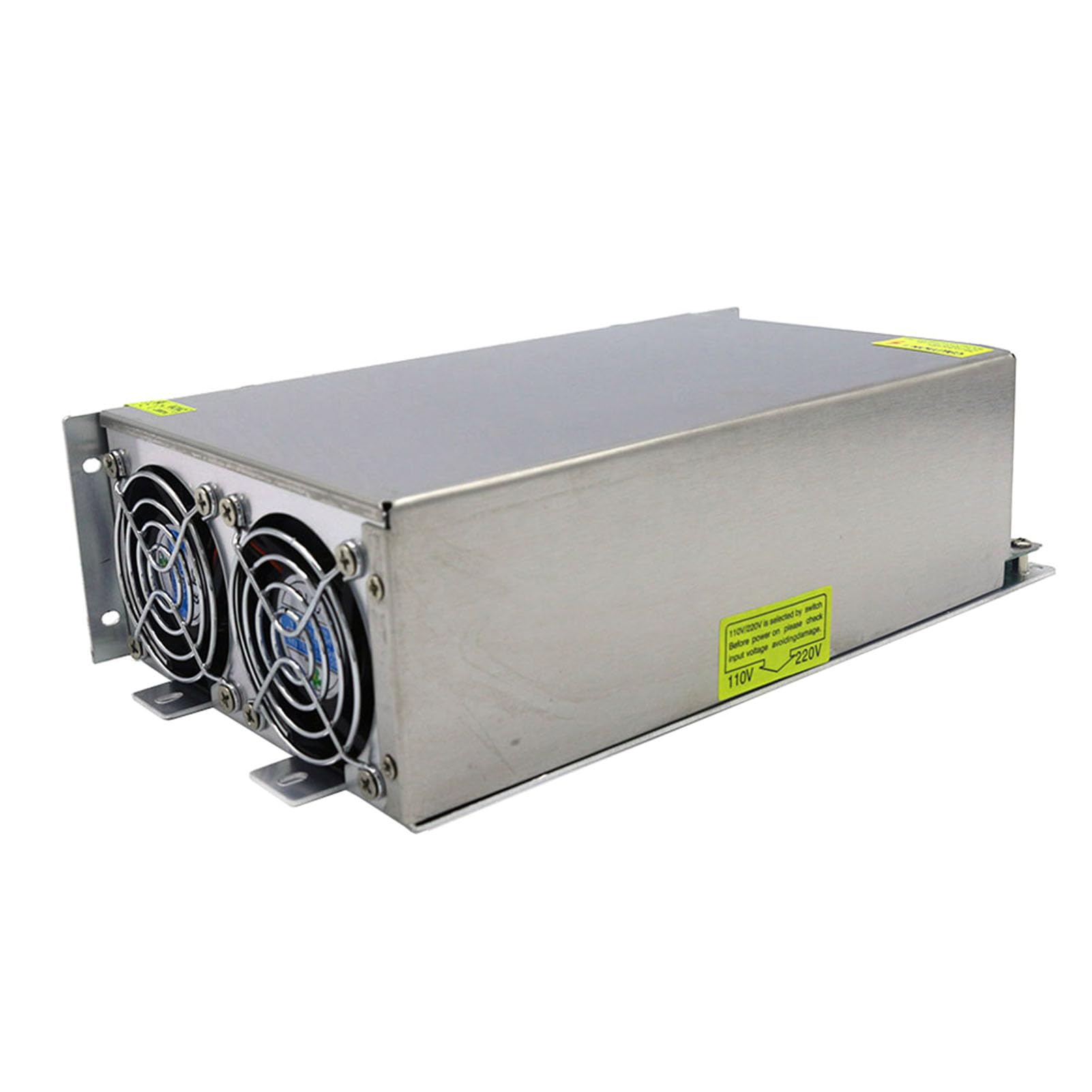 1500W Universal Reguliertes Stromversorgungsadapter, Aluminium -Doppellüfterkühlung, Kurzschlussschutz, für Industrielle Wissenschaftliche Forschungsgeräte, LEDS -Beleuchtung, 110/220 V Eingang (48V)