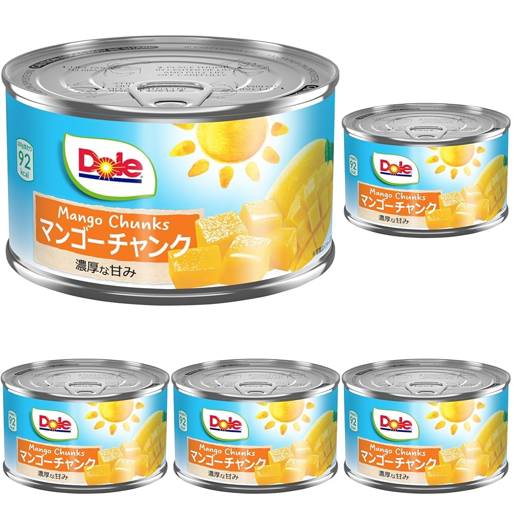 Amazon.co.jp: ドール 缶詰 マンゴーチャンク 234g Dole (× 5) : 食品