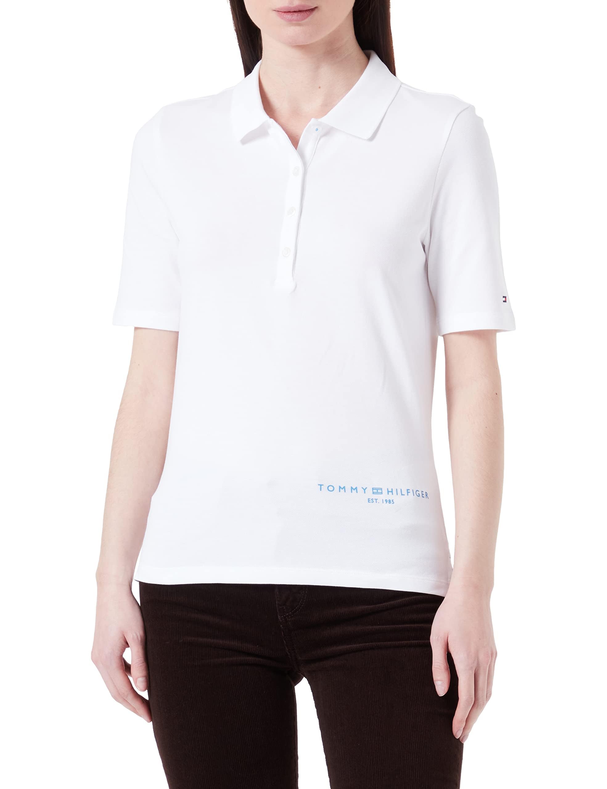 Tommy Hilfiger Polo a Maniche Corte Donna