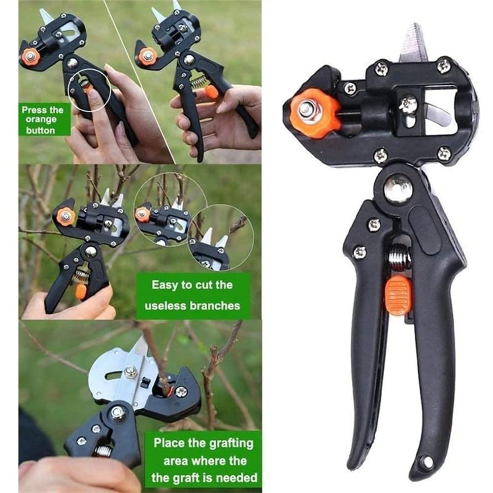 Potatore per innesto Attrezzo per innesto da Giardino Taglierina per Rami Professionale Secateur Cesoie per Piante da potatura Scatole Forbici per innesto per Alberi da frutto