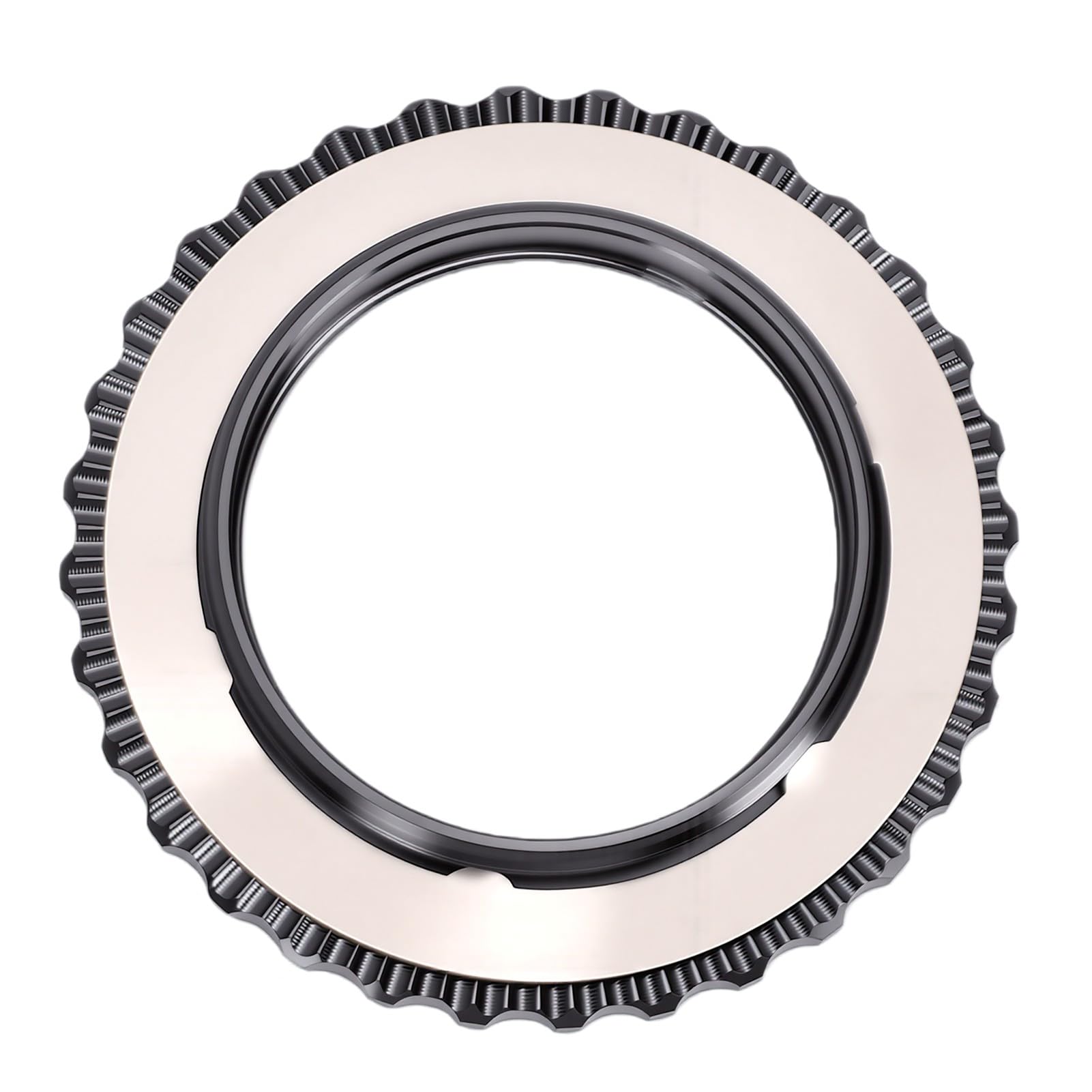 Keenso Ti Alloy Centerlock Lockring, Dust Water Vibration-Proof (BLACK)