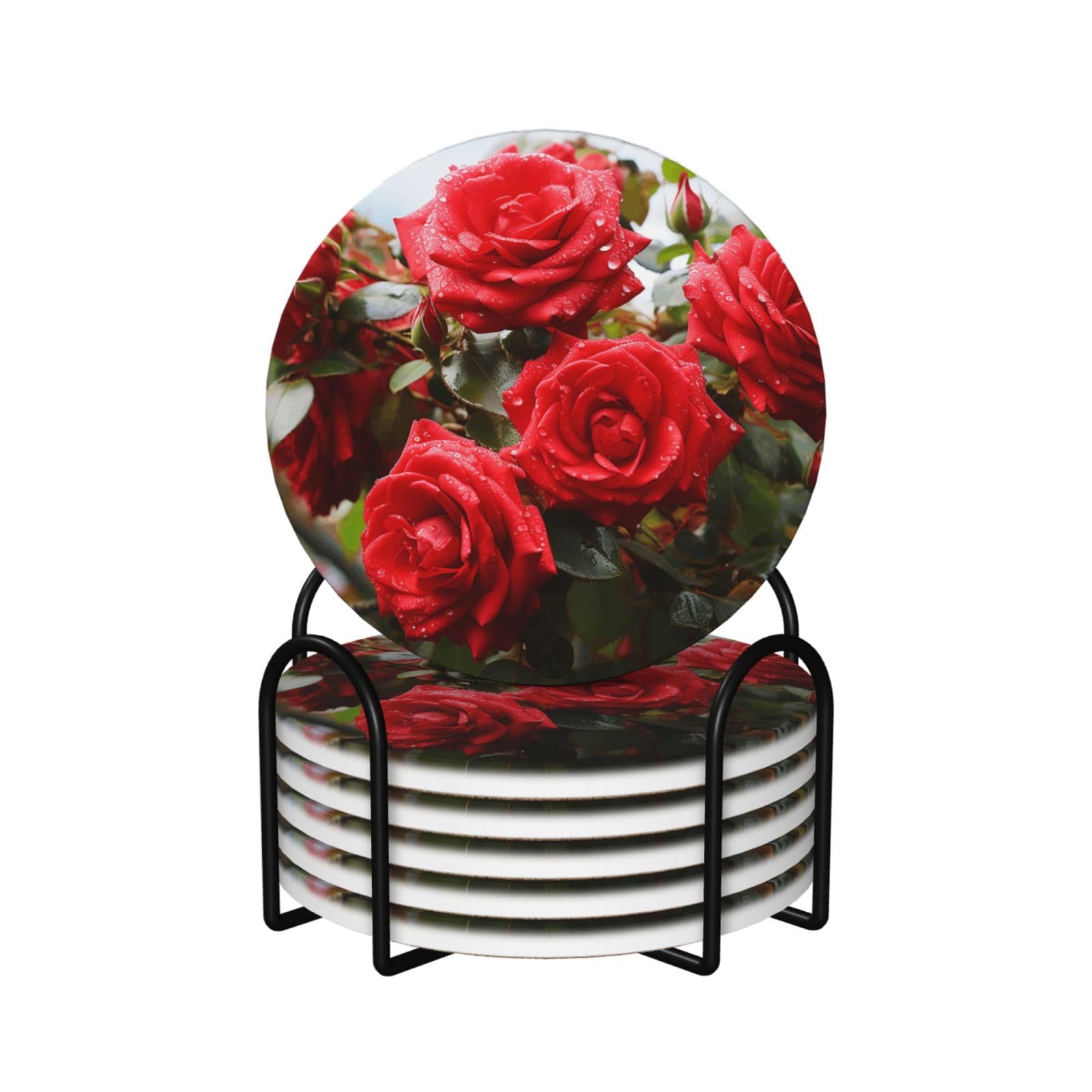 Dessous de verre décoratif avec support idée cadeau maison idéal