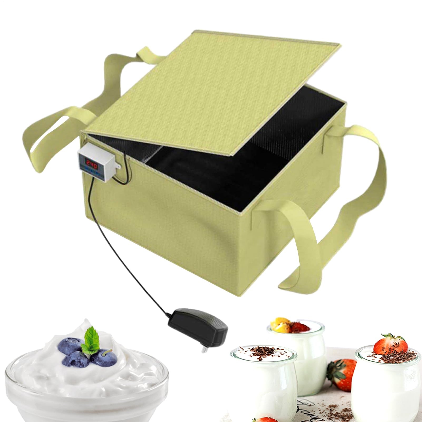 Fermentationsbox elektrisch, Teigrausmaschine, Fermentierbeutel mit Temperaturregelung, Gärungsgeräte mit automatischer Abschaltung, für die Herstellung von Brot, und handgemacht