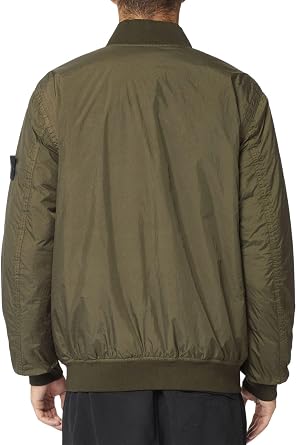 Stone Island Mens Garment Dyed Crinkle Reps Jacket Small Olive