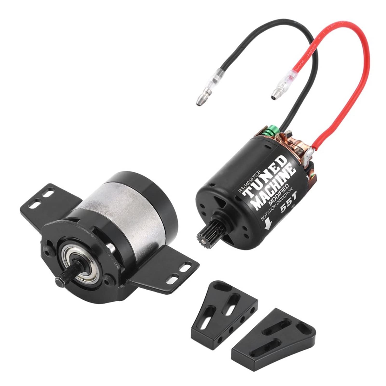 1: 5 Ratio Réducteur Transmission de boîte de vitesses planétaire avec moteur 540 55T for TRAXXAS HSP REDCAT TAMIYA HPI RC4WD Axial,Utilisation durable