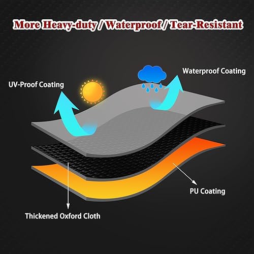 Miniatura 4 de Aidpiza - Funda para horno de pizza de pellets de madera y pellets, resistente al aire libre, portátil, impermeable, cubierta de tela Oxford