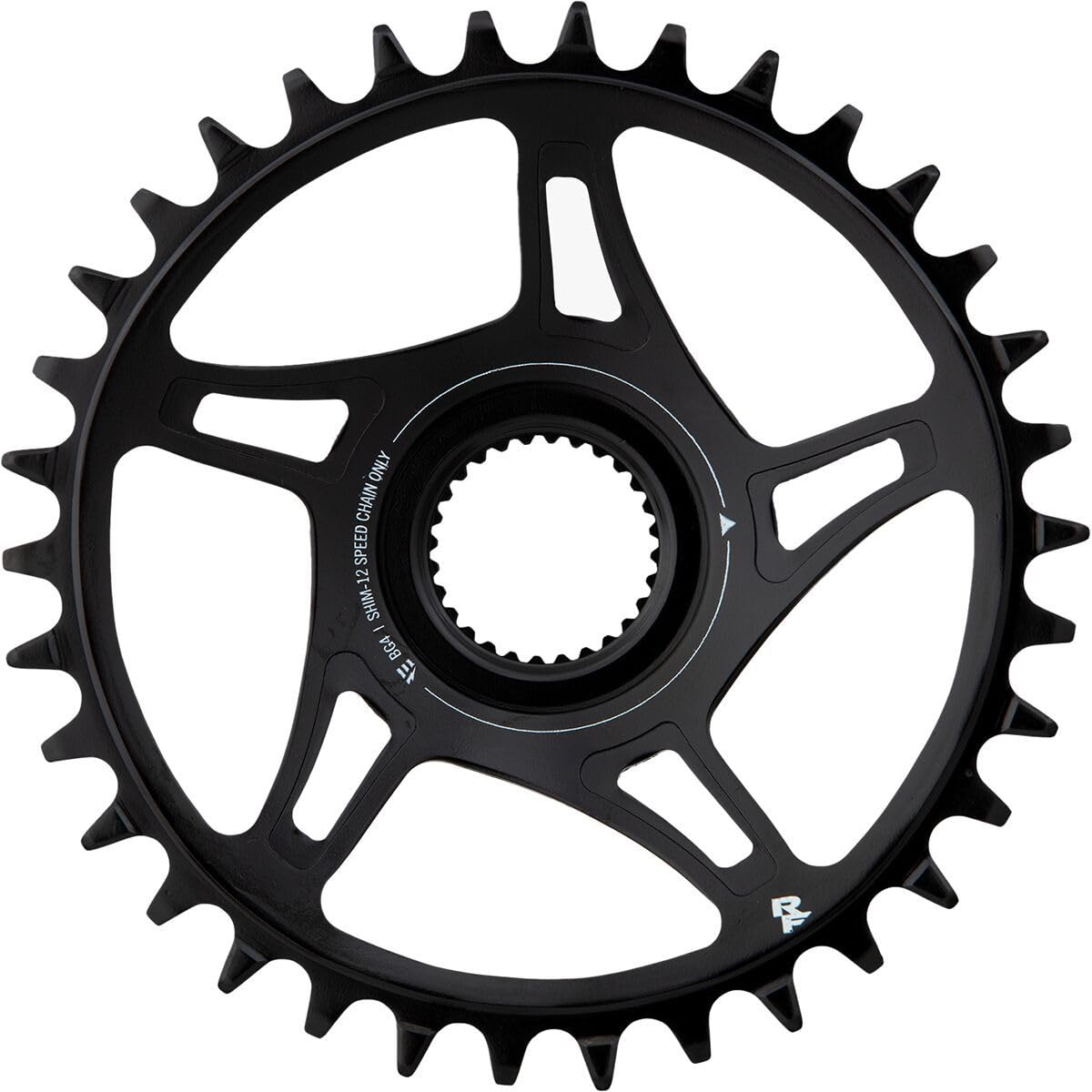 Race Face CHAINRING BG4 52 36T DIRECT MOUNT STEEL 12 Spd Shimano Black