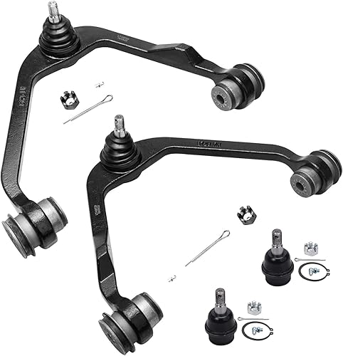 Miniatura 32 de Detroit Axle - Kit de brazos de control delanteros de 4 piezas para Nissan Cube 2009-2014, Nissan Versa 2007-2012 2 brazos de control inferiores con