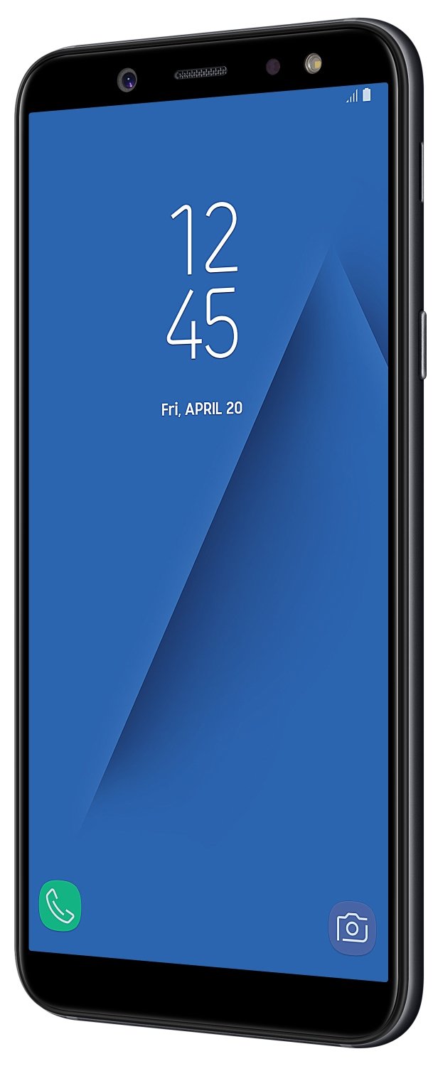スマートフォン本体 Samsung Galaxy A6 Black 4GB RAM 64GB Samsung Galaxy A6 (Black, 4GB RAM, 64GB Storage) : Amazon.in