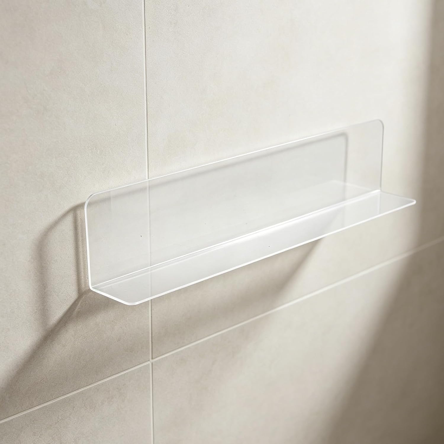 6pcs Clear Shower Splash Guard - Waterproof Water Barrier for Sink Bathtub Shower - Plastic Tub Water Splash Guard for Kitchen Bathroom Corners Use