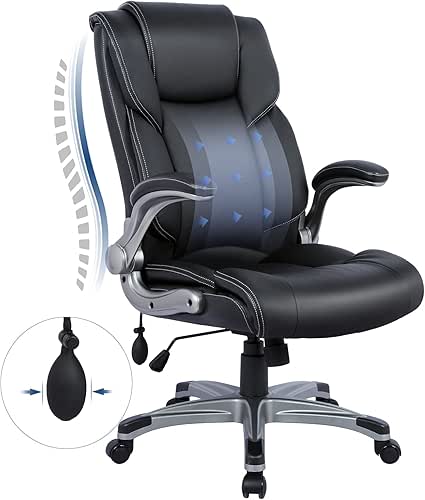 COLAMY High Back Executive Office Chair- Ergonomic Home Computer Desk