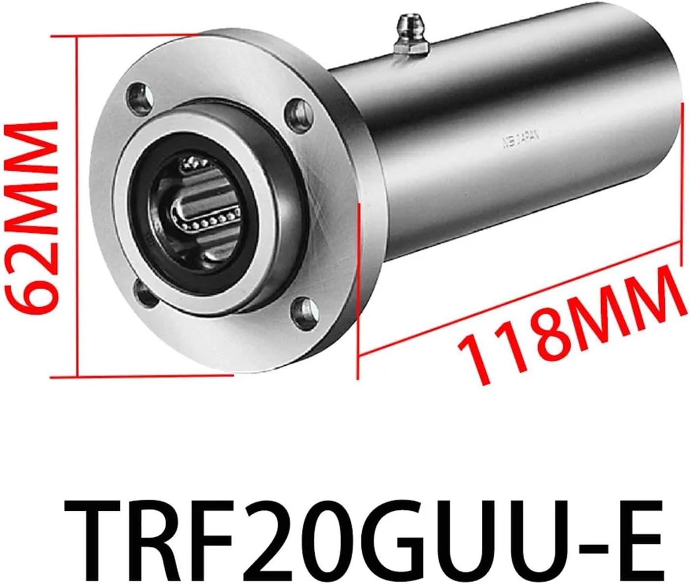 NB TRF-E Round Flange Triple Type with Guide End Linear Bushing Bearing TRF6UU-E TRF16GUU-E TRF20GUU-E(TRF16GUU-E)