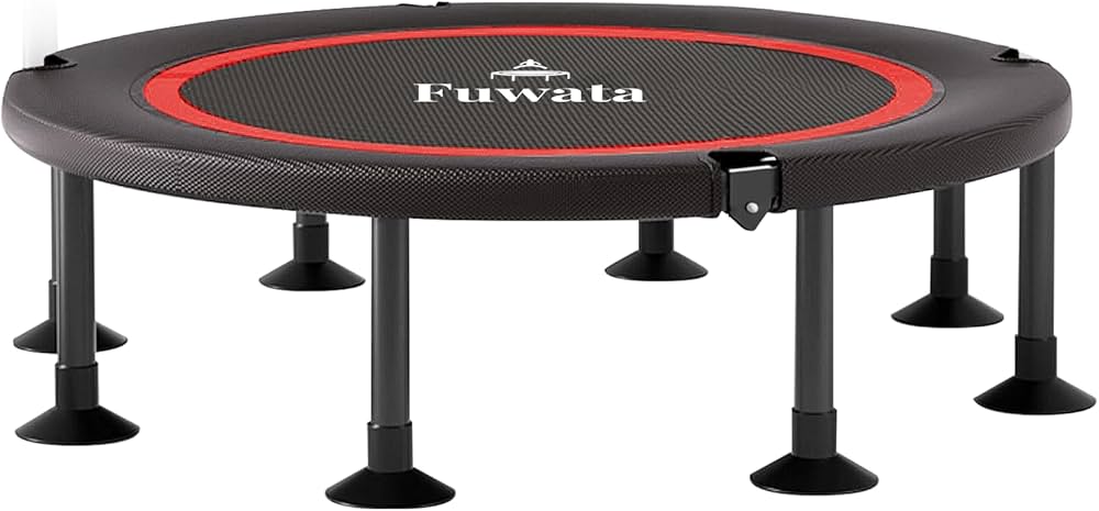 トランポリン 手摺付き 8本脚 直径102cm 耐荷重200kg 大人用 子供用 Amazon | Fuwata トランポリン 手摺付き 8本脚 直径102cm 耐荷重