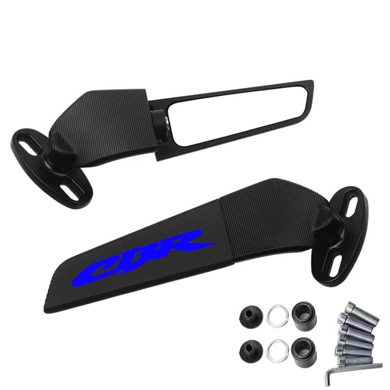 GEGWWFVVC Motorcycle Rearview Mirror CBR600RR CBR1000RR CBR250RR CBR 600 954 1000 RR CBR 650R 500R Motorcycle CNC Rearview Mirror Fixed Wing(006)