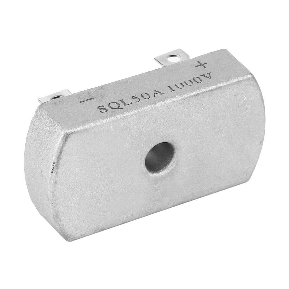 4 piezas puente rectificador diodo módulo trifásico placa rectificador puente SQL50A 1000V trifásico baja frecuencia puente rectificador paquete para distribución de fuente de alimentación