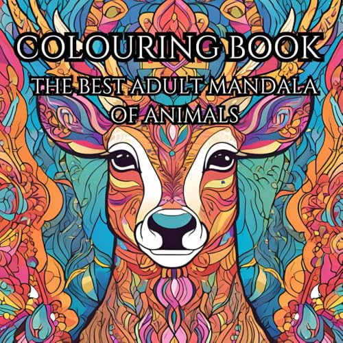 Serene Animals: Unique Animal Coloring Mandala Book for Mind and Stress Relief image 2