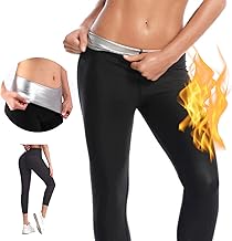legging pants sauna sweat thermal exercise for weight loss sports fitness sweat girdles thigh workout suit waist trainer gym boxing slimming women