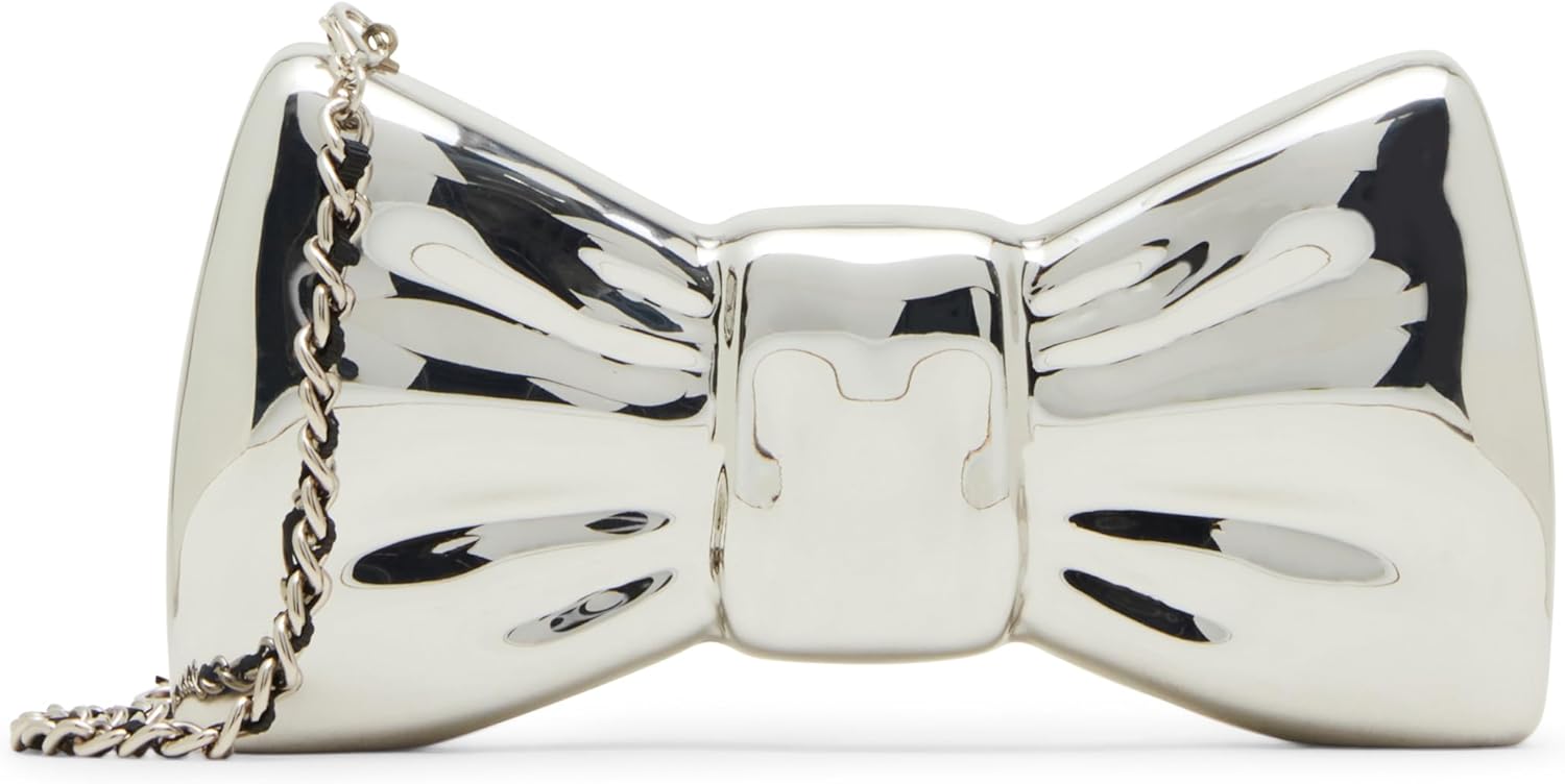 Betsey Johnson Metal Bow Clutch