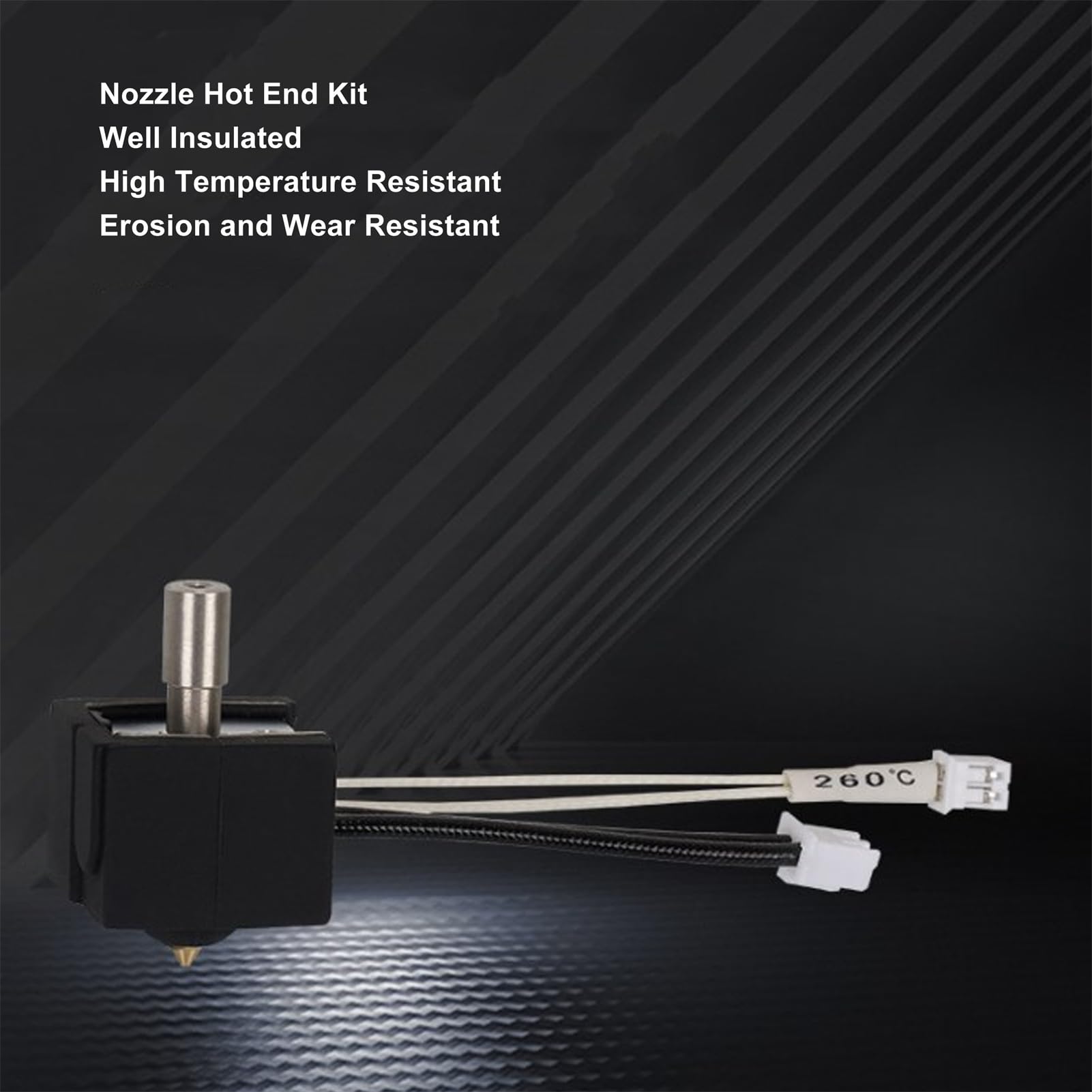 3D Printer Hotend for CREALITY Ender 3V3 SE, 0.4mm Nozzle Hotend Extruder Hot End Kit, Hot End Print Head Extruder Kit for CREALITY Ender 3V3 SE 3D Printer Accessories