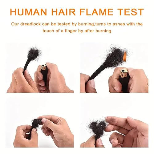 Miniatura 5 de Extensiones de cabello humano 100 % real para hombres, mujeres y niños, 12 pulgadas, 10 hebras de cabello humano 100 % real para hombres, mujeres y