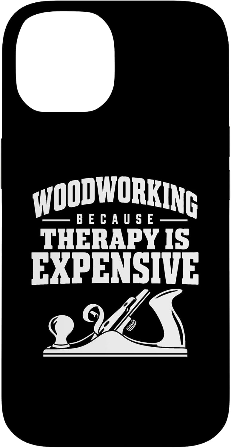 Funny Woodworking Because Therapy is Expensive Carpenter Case for iPhone 14 Pro Max image 4