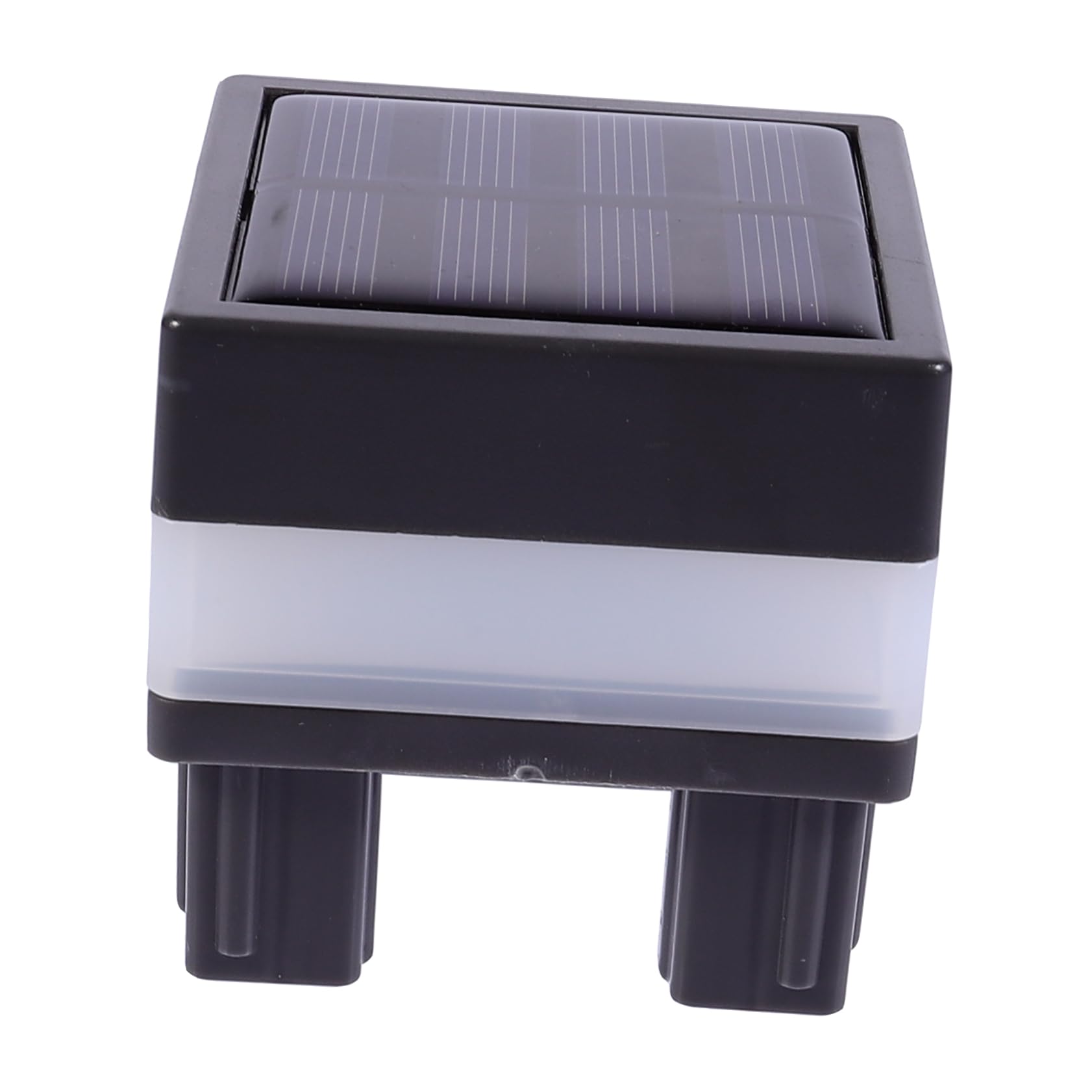 WOONEKY 2 Pcs Solar Post Lamp Outside Solar Lights Outdoor Patio Lamp Outdoor Solar Lamp LED Post Lights Outdoor Patio Lights Outdoor Waterproof Courtyard Lamp Outdoor Patio Light Plastic