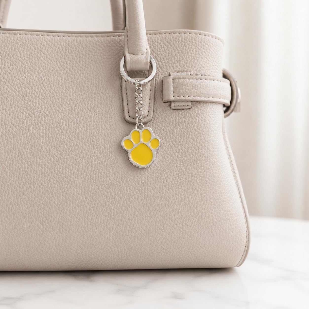 Paw Print Keychain – Dog Cat Claw Footprint Keychains Bag Charms for Women with Paw prints Design, Animal Key Chains Gifts for Pet Lovers, Boys and Girls image 3