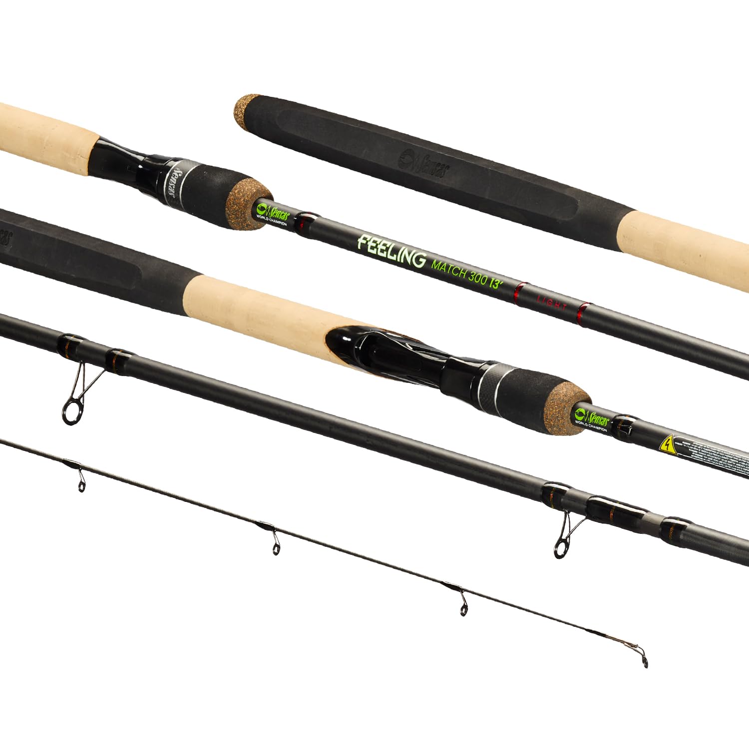 Sensas Canne Anglaise Canne Feeling Match 300, leicht, 390–3,9 m, 172 g, P.12 g, Enc.136 cm – 45751