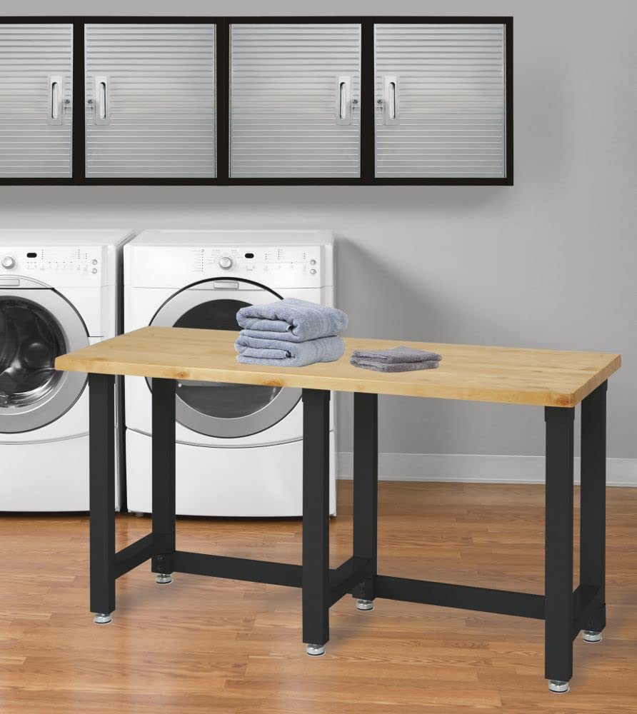Primaster Werkbank 180 x 63 x 95 cm Werktisch Arbeitstisch Arbeitsplatte