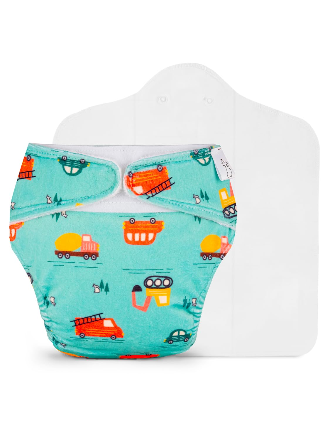 SuperBottoms Freesize UNO SuperSoft Cloth Diaper (with Velcro) | Reusable, Adjustable Cloth Diaper for Babies | Dry Feel Comfort | Fits from 3 Months to 3 Years | Washable & Rash-Free | Little Wheels-image-0
