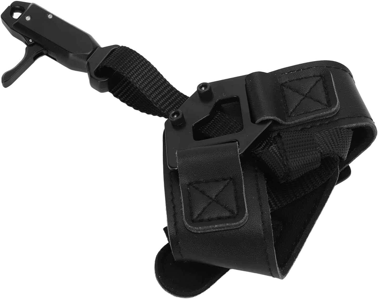 Gedourain Bow Release Aid, Bow Releaser Strap Length Adjustment High Sensitivity for Hunting Practice for Left Right Handed Shooter
