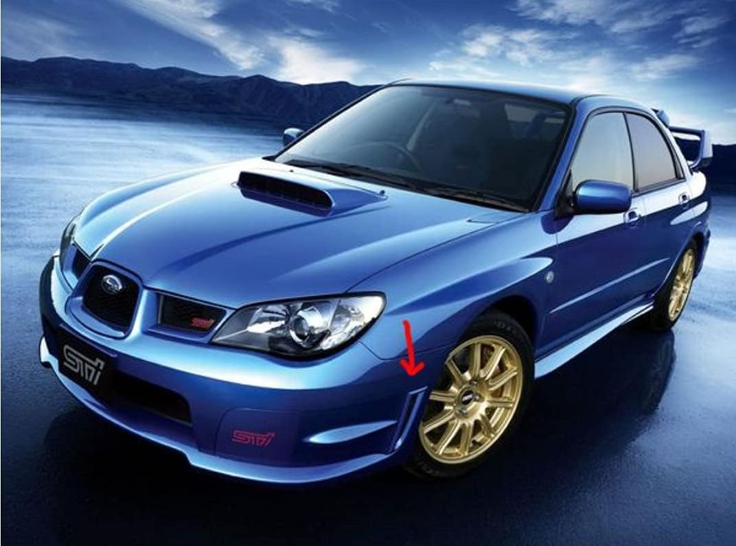 Front Bumper Side Vent Covers RH For 2006-2007 Impreza WRX STI