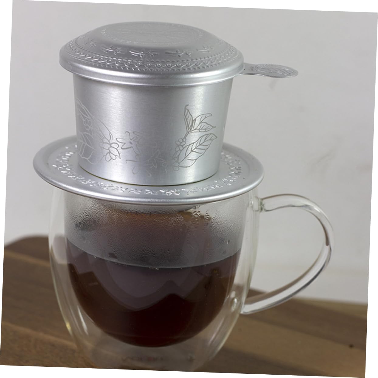 TOPBATHY Kaffeefilterpresse 4 Sets Kaffeezubehör Für Kaffeeliebhaber Kaffeeliebhaber Für Frauen Tragbarer Kaffeefilter Vietnamesische Kaffeemaschine Kaffeetropfer Vietnamesischer Kaffeefilter