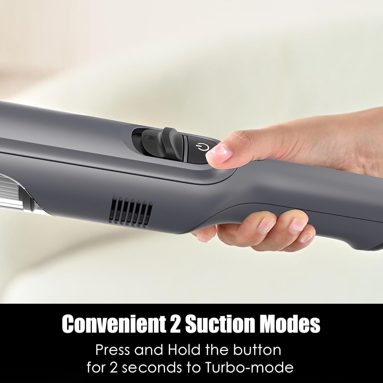 Handheld Vacuum Cordless, Lightweight 1.4lb with Powerful Suction, Charging Dock, Single Touch Empty and Detachable Dust Cup, Portable Mini Car Vac for Home Office and Pet Hair (Frosted Silver)