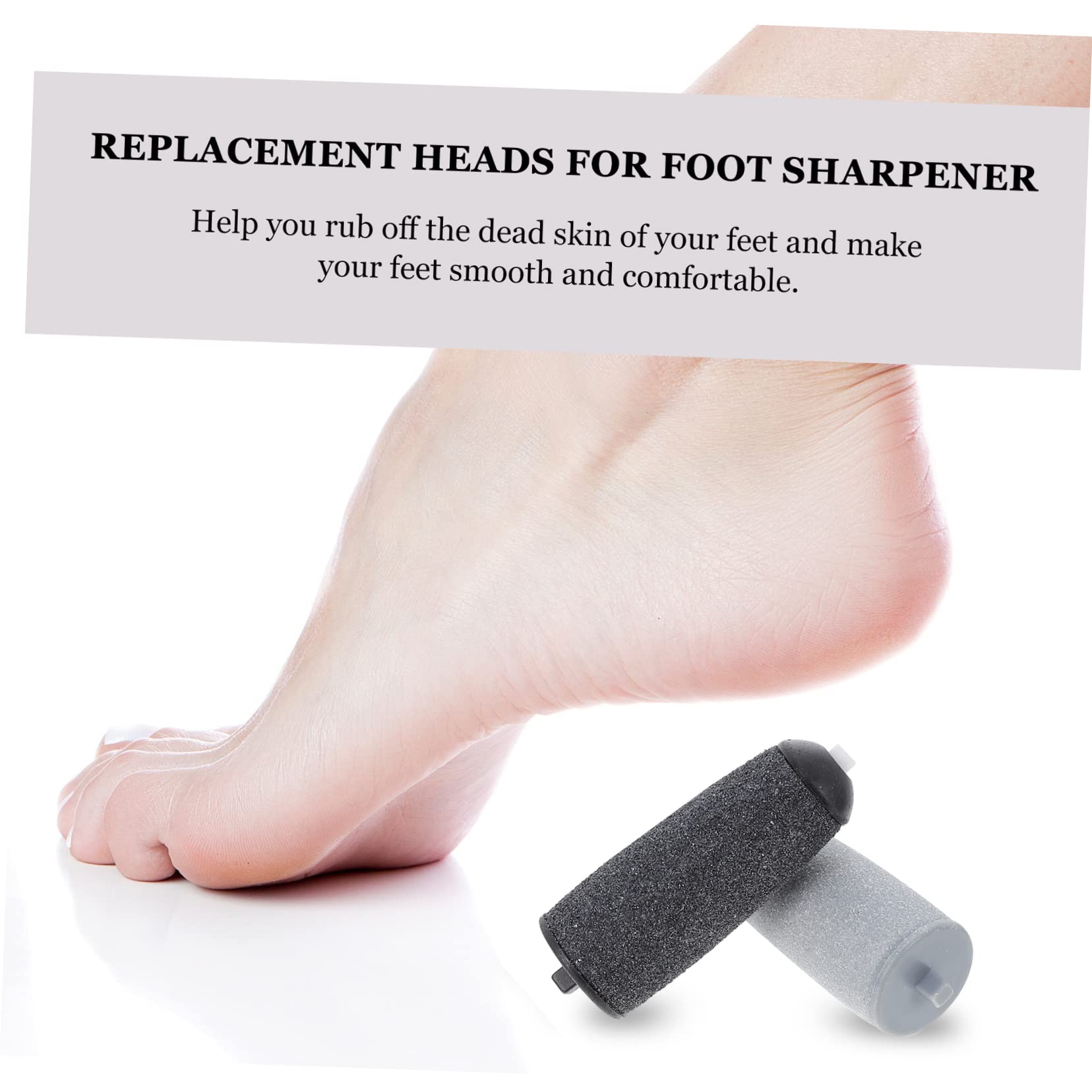 8 sztuk Szlifierka do stóp Wymienna głowica Pedicure Pilnik Peeling do stóp Skrobak Przyrząd do usuwania twardej skóry Narzędzia do pedicure Narzędzia elektroniczne Akcesoria elektroniczne Akcesoria