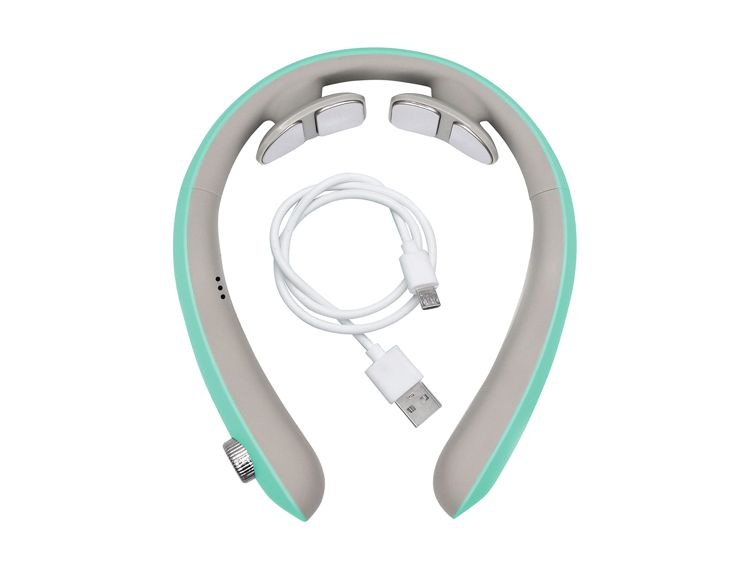 BEPER P302MAS100 Massaggiatore Cervicale, Massaggiatore Collo, 6 Modalità, Intensità regolabile, Funzione Riscaldamento, Ricaricabile, USB Incluso