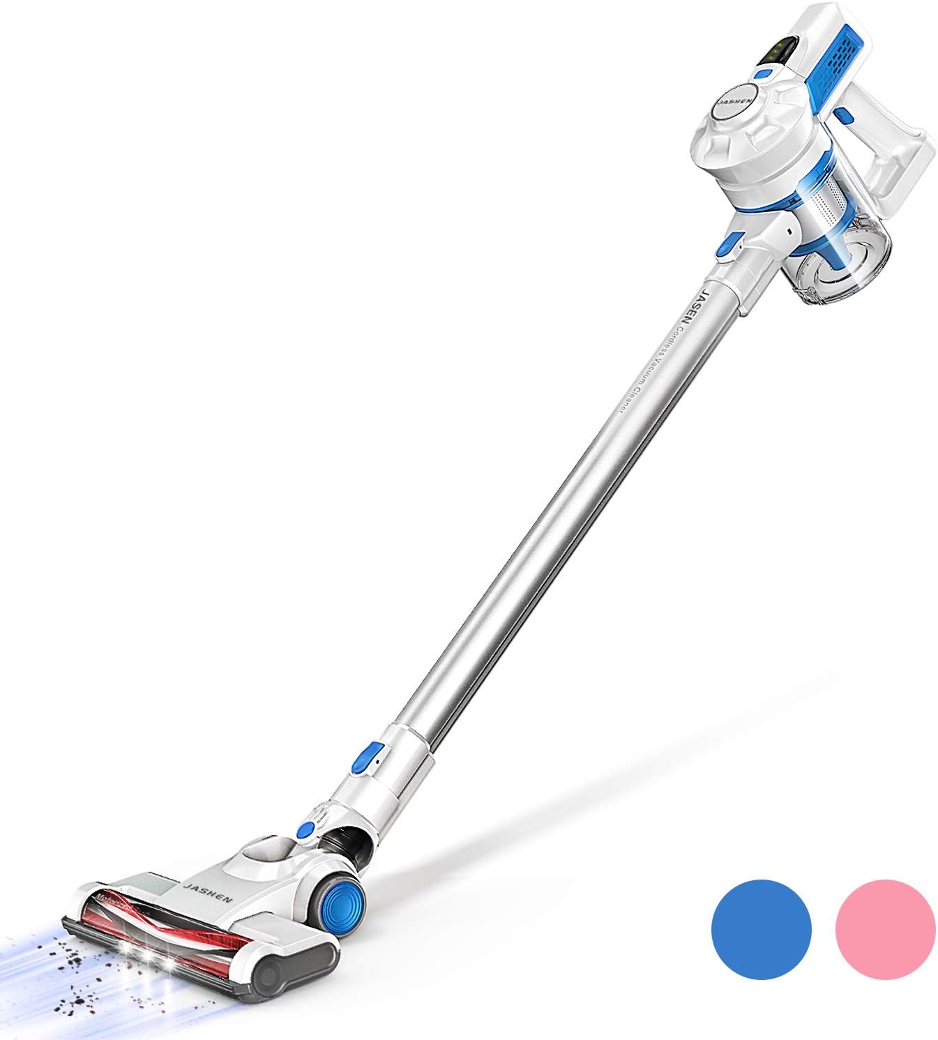 JASHEN Cordless Vacuum Cleaner, Cordless Stick Vacuum Cleaner Wireless