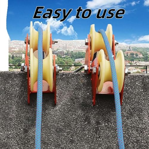 Poulie de levage robuste rétractable pour optimiser vos coins muraux