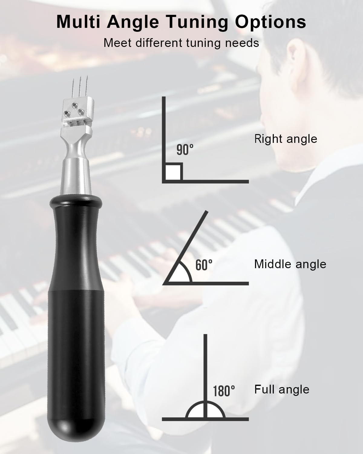 Piano Precise Tuning Voicing Tool Triangular degree Three Position Needles