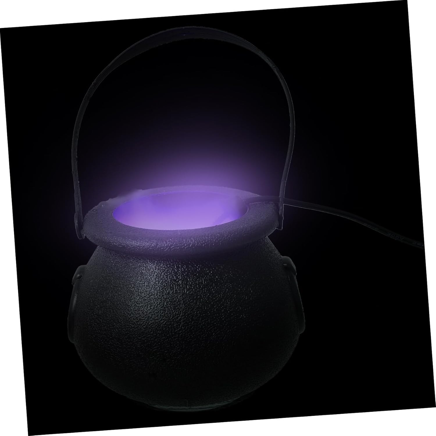 Hemobllo 1Set Halloween LED Witch Cauldron Fogger Mist Maker for Spooky Atmosphere for Haunted House Indoor Outdoor Plug