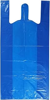 Surgix Jumbo Plastic Bags Large Blue Garbage Bags Heavy Duty Extra Large Polythene Carry Bags for Storage & Packing Big Size Plastic Carry Bag, Dustbin Bags, Waste Disposal, Jumbo Covers (Blue)