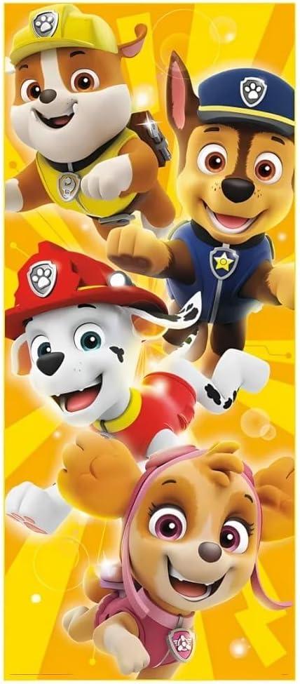 Paw Patrol Door Multicolor Poster - 27" x 60" (1 Pc) - Adorable Wall Decor for Kids Room, Perfect Celebratory Accessory for Fans