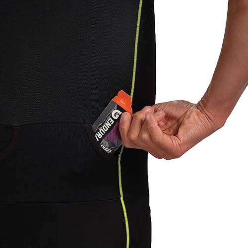 Miniatura 5 de Zoot Traje de carreras Core Tri Aero para hombre, traje de manga corta, almohadilla de gamuza para correr en bicicleta, bolsillos, tela de secado