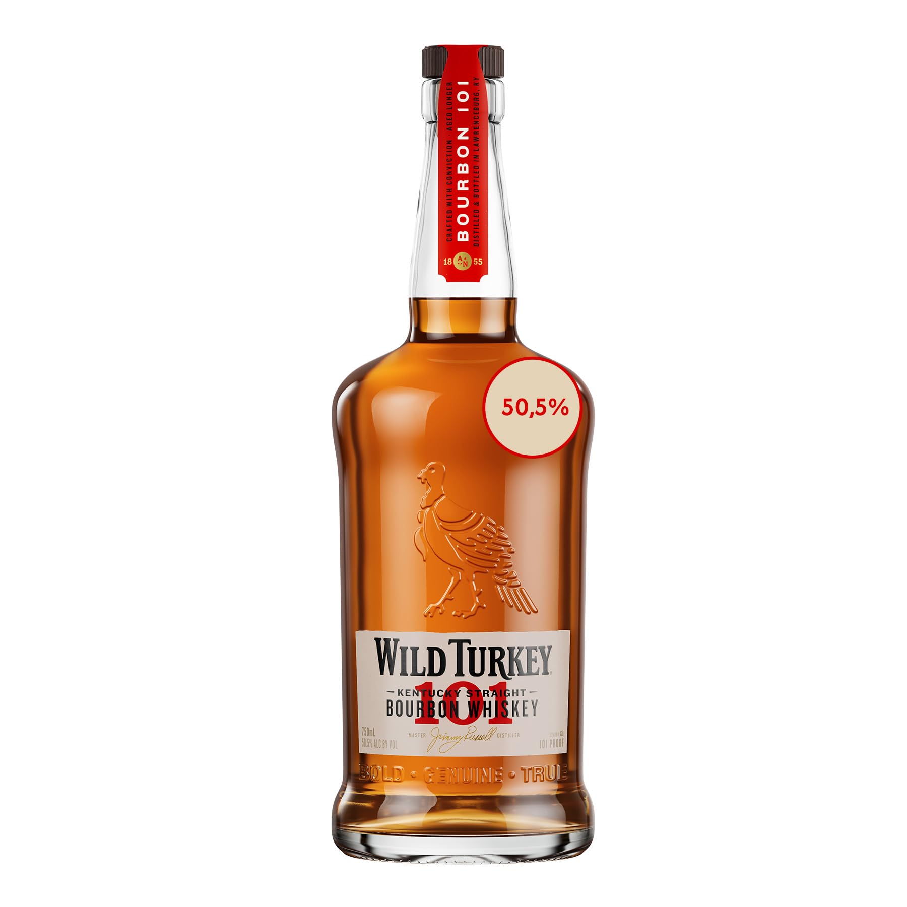 Wild Turkey - 101 Kentucky Straight Bourbon Whiskey, 70 cl, 50.5