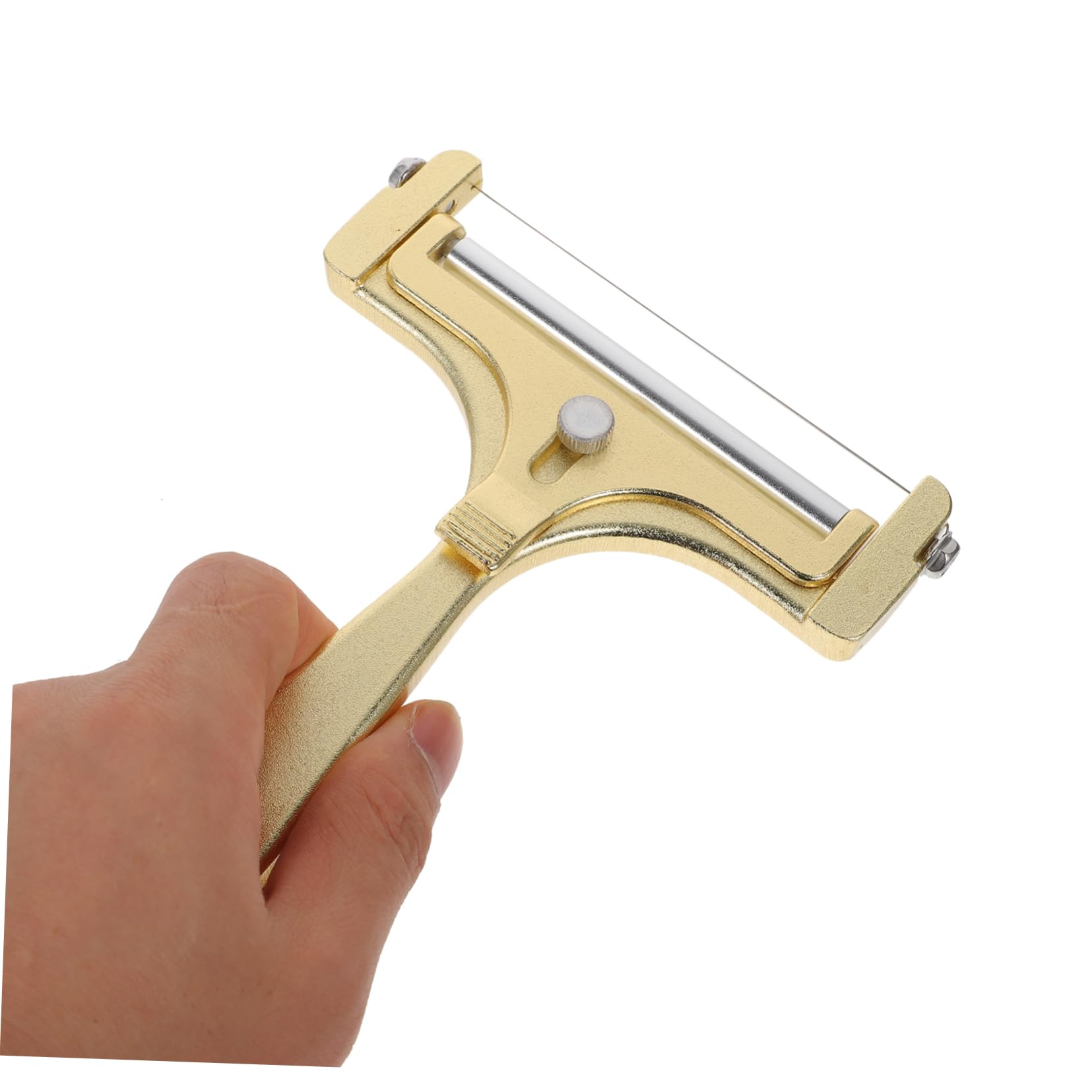 OFFSCH 1 Set Adjustable Cheese Slicer and Butter Cutter Ergonomic Kitchen Slicing Tool for Home Use Compact Design for present for Cheese Lovers