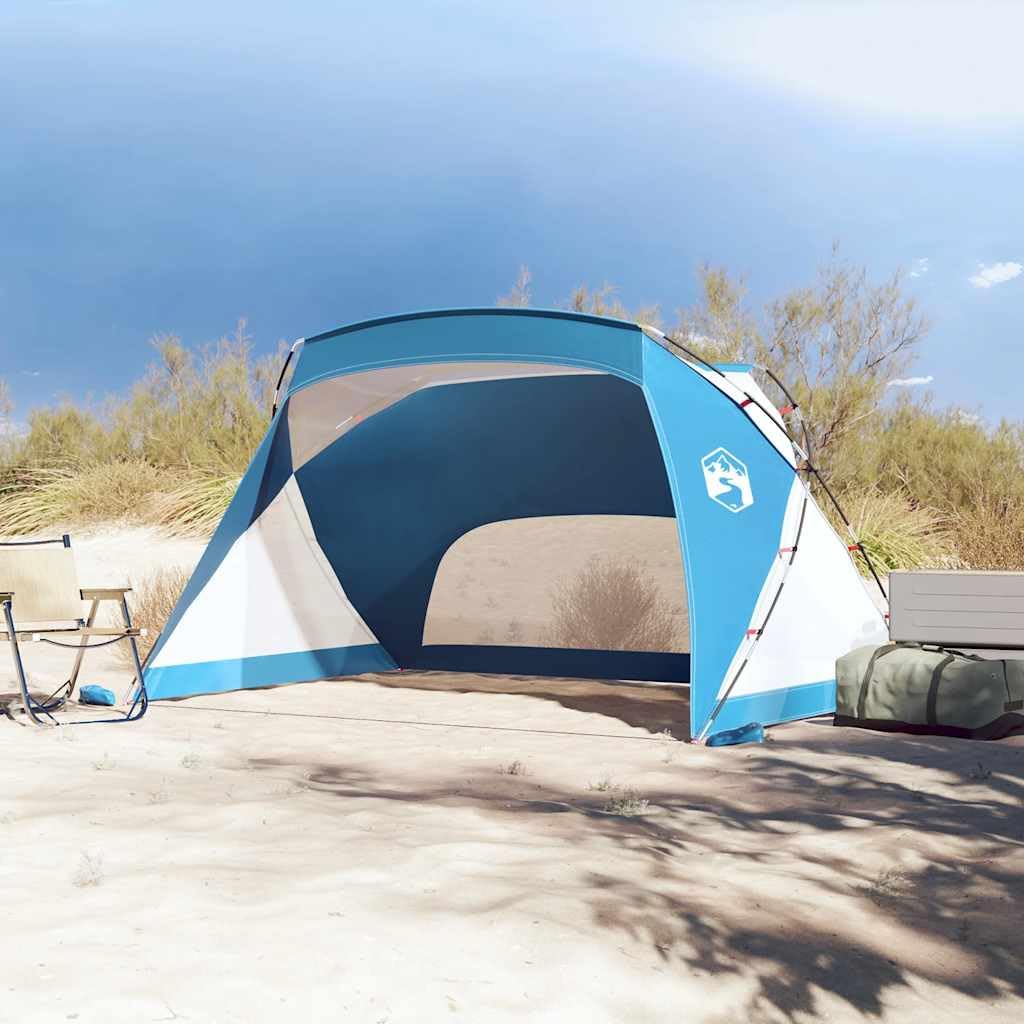 Niebieski namiot plażowy 274 x 178 x 170/148 cm poliester 185T