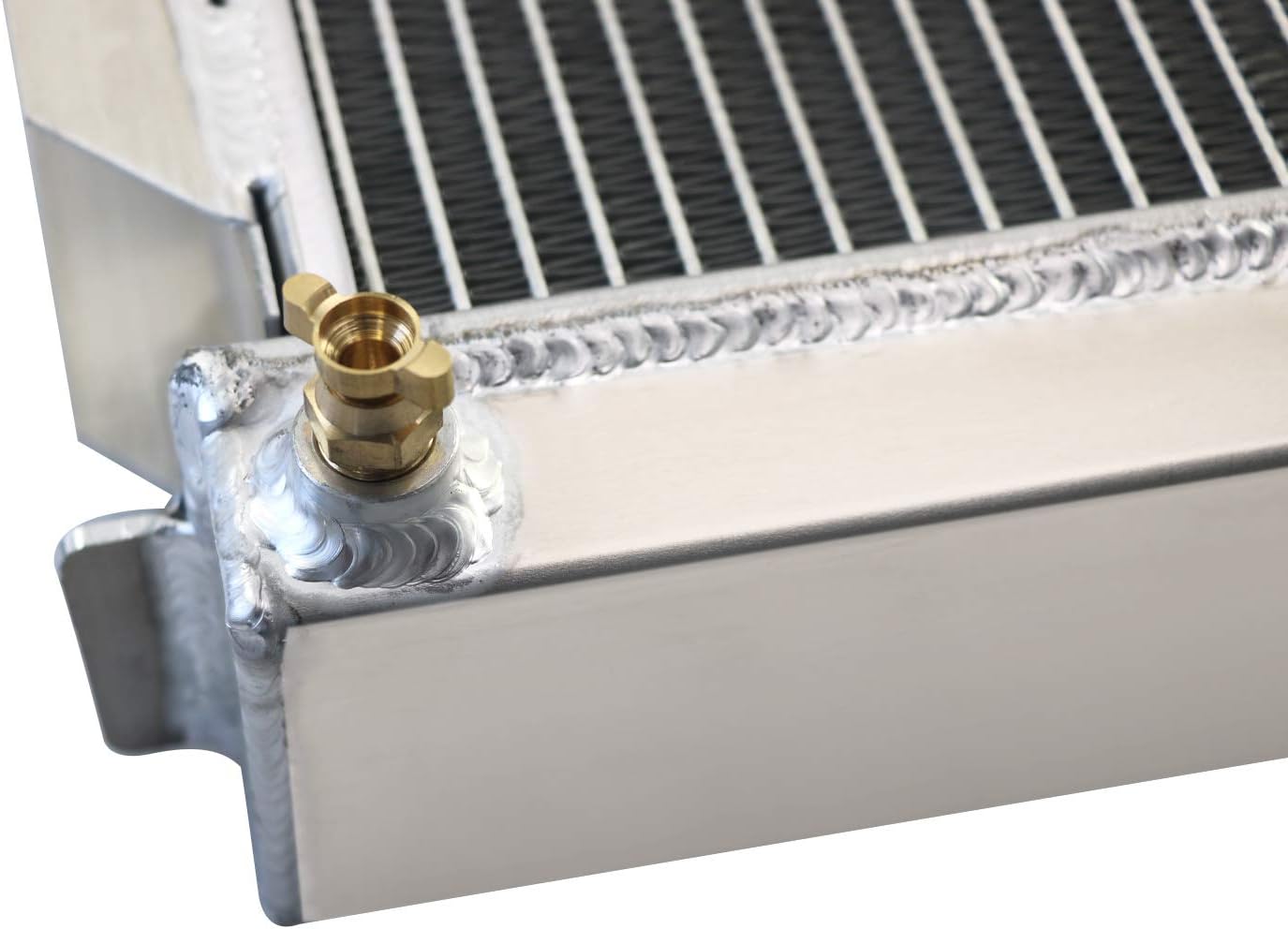 ALLOYWORKS 4 Row All Aluminum Radiator For 1967-1968 Ford Thunderbird/Galaxie/Country Sedan/Mercury Marquis