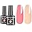 senvenski Nude Pink Gel Nail Polish Kit - UV/LED Soak Off Nail Art Set with Light Baby Pink Soft Pale Colors | Manicure Gift Kit for Women Salon Home Use (CS2-027)