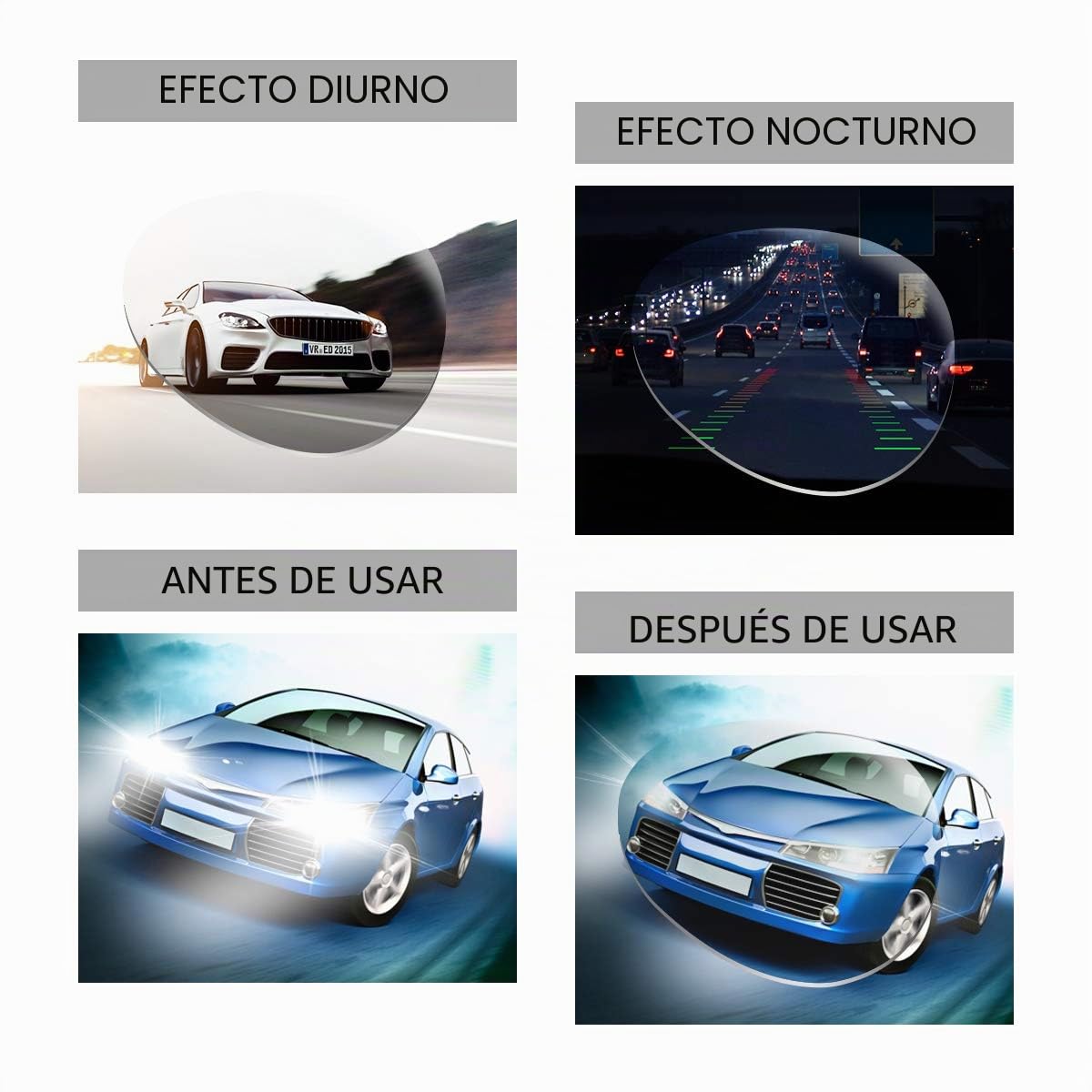 MIRYEA Gafas de Sol Hombre Deportivas Polarizadas Fotocromaticas Para Hombre y Mujer Conducción Ciclismo Moto Pesca Esqui Golf Deporte Al Aire Libre Rectangulares Protección UV