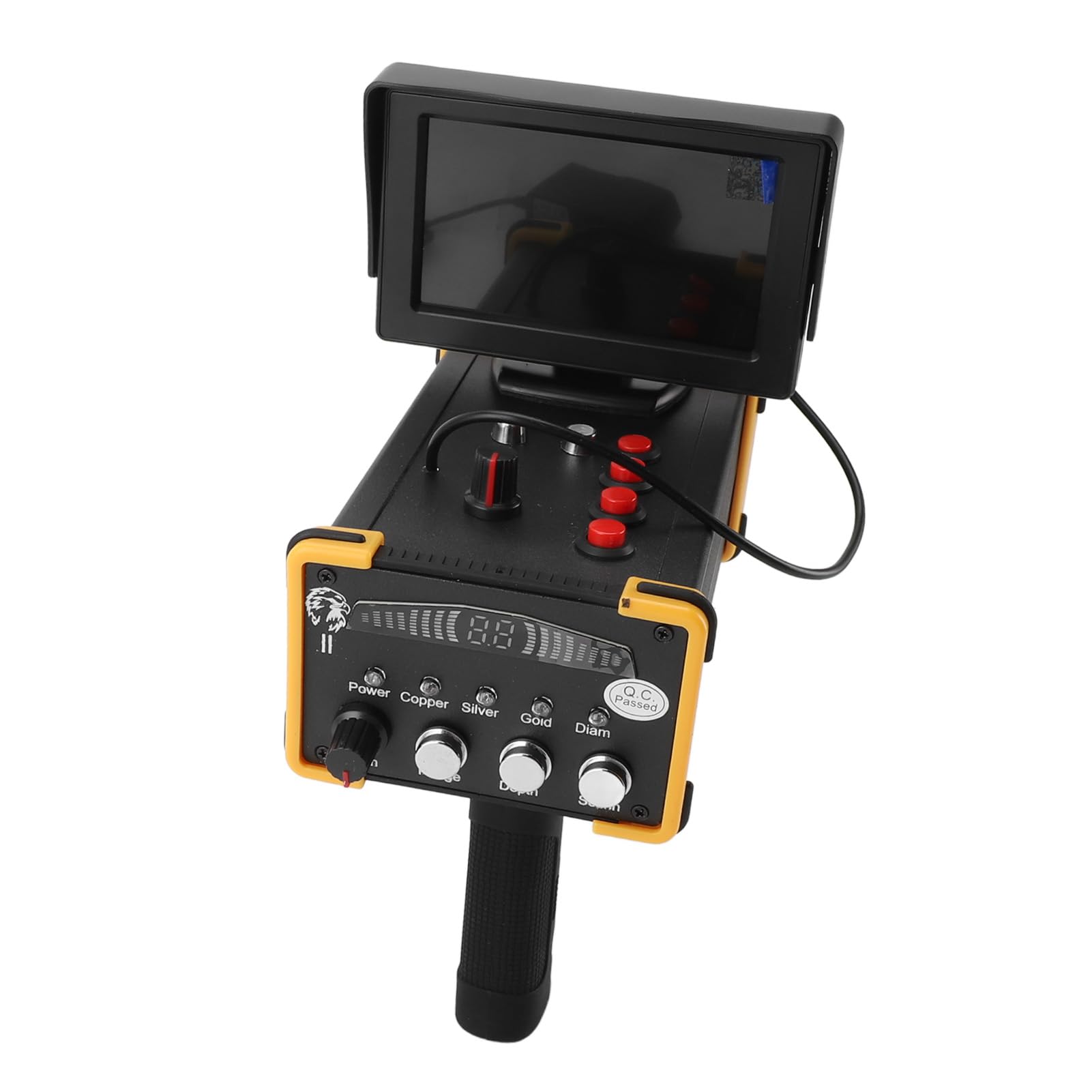 Fdit Détecteur de Métaux avec écran, Localisateur Souterrain Portable,